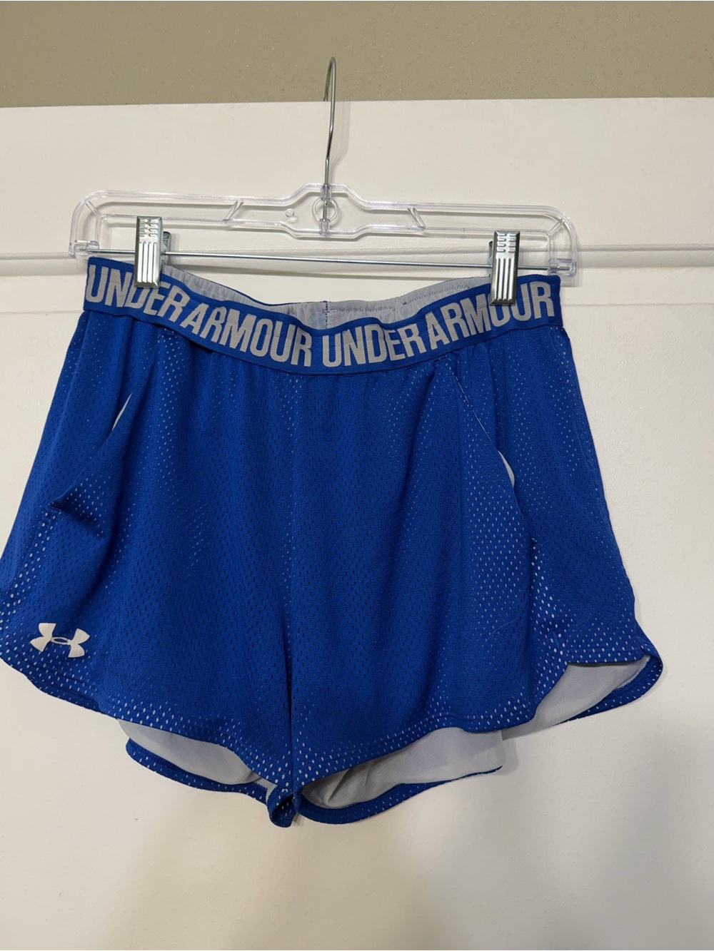 Under Armour Royal Blue Women's Athletic Mesh Shorts